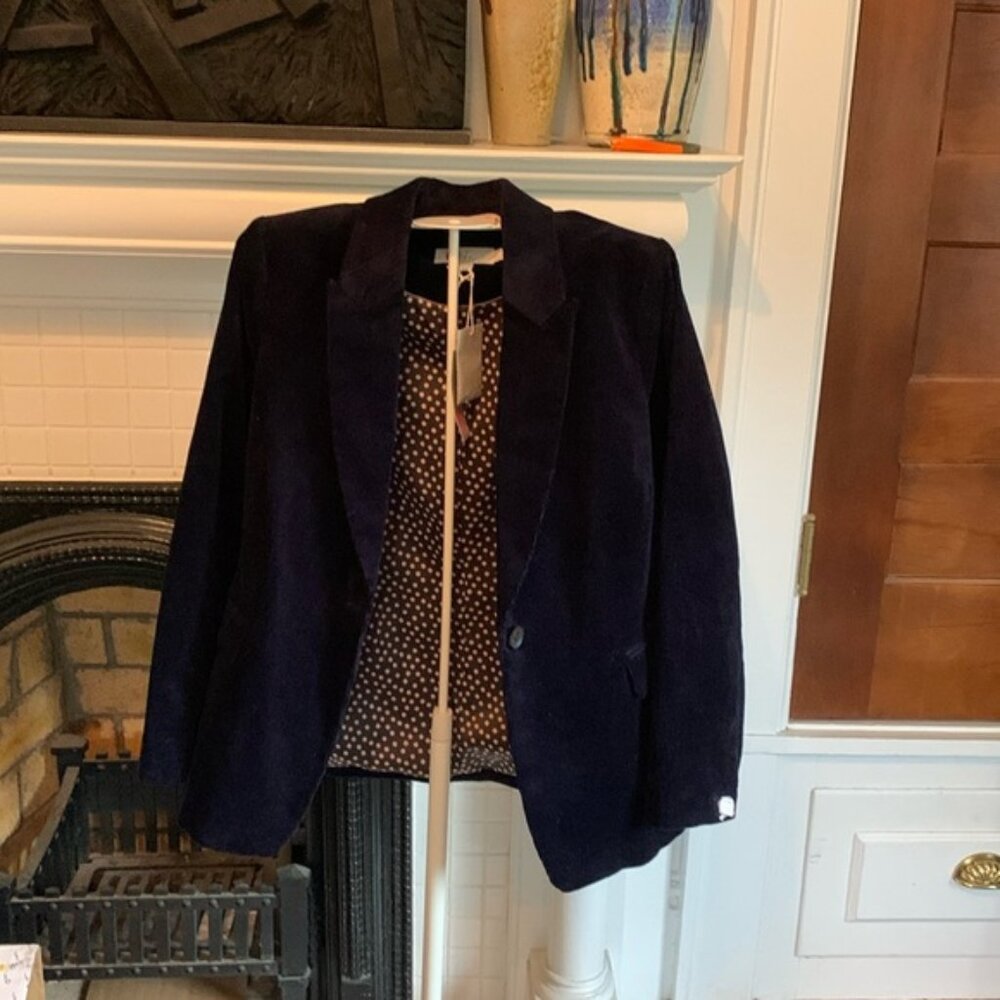 Boden navy‎ cord blazer. NWT. Retsil 184